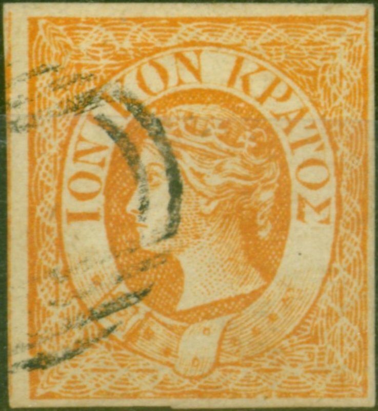 Ionian Islands 1859 1/2d Orange SG1 Fine Used Forgery
