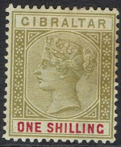 GIBRALTAR 1898 QV 1/-