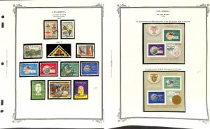 Columbia Stamp Collection on 37 Scott Specialty Pages, 1968-1993 Air Post (BE)