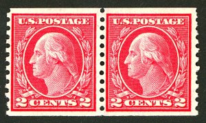 U.S. #455 MINT PAIR OG NH