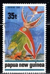 Papua New Guinea - #722 Traditional dances - Baining - Used