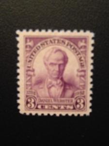 Scott #725 Daniel Webster, MINT, F-VF, NH, OG