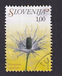 Slovenia  #702   used   2007   flora   1