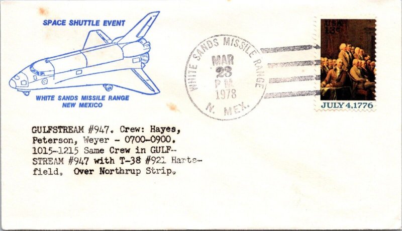 3.23.1978 Gulfstream #947 & 921 - White Sands Missile Range, NM - F73918