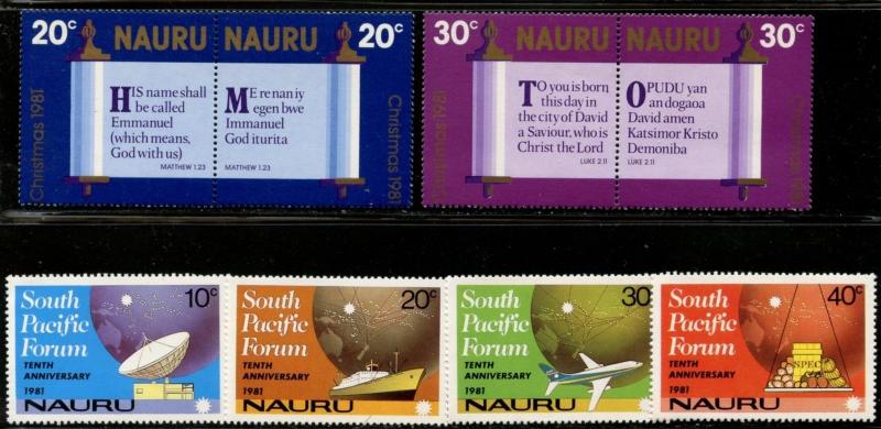 NAURU Sc#224-263 SG#191/234 1981-82 Eleven Complete Sets & 1 SS Mint NH