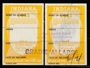 US: Indiana Egg Stamp, Cat #E25  (1336k)