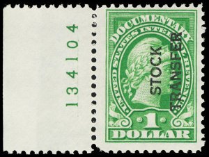 U.S. REV. STOCK TRANSFER RD12  Mint (ID # 118025)