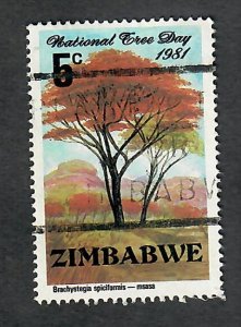 Zimbabwe #442 used single