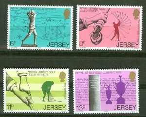 Jersey MNH 183-6 Jersey Golf Club