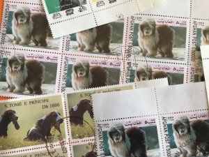 Doggy Pet dog stamps for Craft  or to collect R2477 