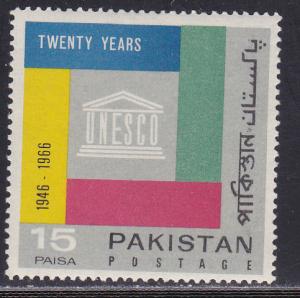 Pakistan # 226, UNESCO Anniversary, Mint NH