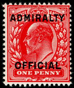 SgO108, 1d scarlet, UNMOUNTED MINT. Cat £55.