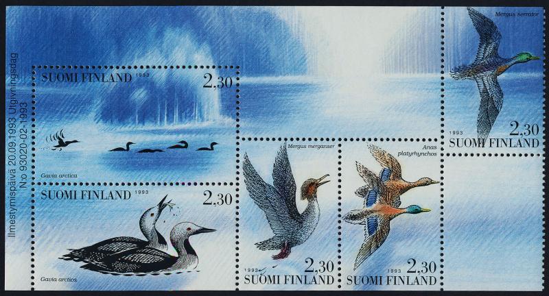 Finland 925a MNH Water Birds, Ducks