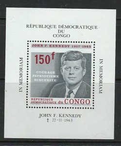 Congo DR 520 MNH 1964 John F Kennedy (ha1460)