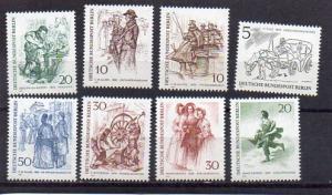 Germany - Berlin 9N267-9N274 MNH