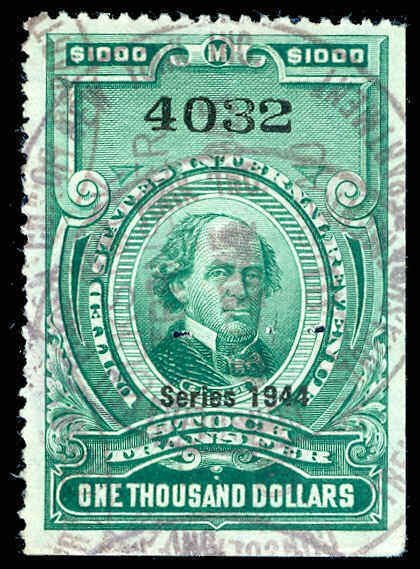 U.S. REV. DATED GREENS RD185  Used (ID # 83067)