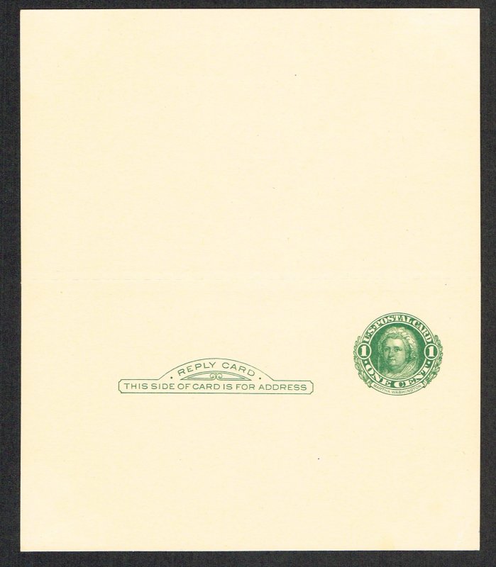 United States Reply Card Scott UY7