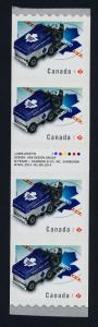 Canada 2781i Gutter Coil Strip MNH Toronto Maple Leafs Zamboni, Ice Hockey