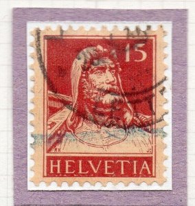 Switzerland 1933 SHADES Early Issue Fine Used 15c. NW-210694