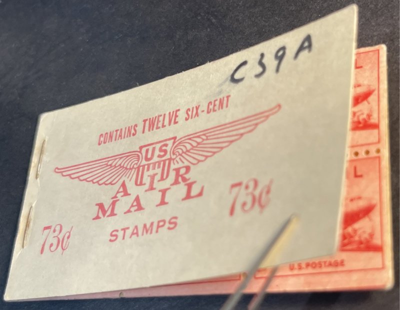U.S.#  BKC4-MINT/NEVER HINGED*-COMPLETE AIR-MAIL BKLET/UNEXPLODED-1949(LOTCA62)