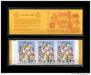 Sweden 1986 Mi Blatt 144 Booklet with 12 stamps Unused.