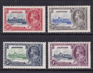 Ascension Scott 33-36, 1935 KGV Silver Jubilee, F/VF MLH. Scott $58