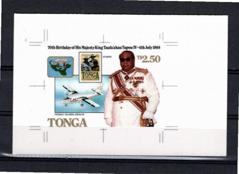 Tonga 1988 MNH Sc 671 Chromalin proof