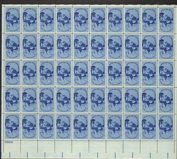 US #1155 Mint Sheet Employ Handicapped  