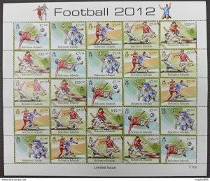 2013 Solomon Islands Football Sport #1666-70 ! Unique Sh ** Qw53