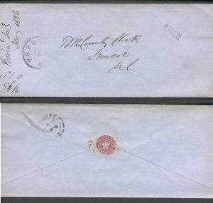 Canada-cover  #2268 -  Stampless-rated FREE-York Cnty-Toronto,