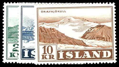 ICELAND-b-Post 1904 ISSUES (67 on) 302-04  Mint (ID # 75901)