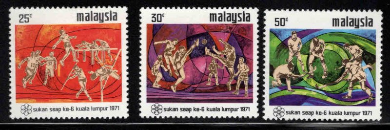 Malaysia Scott 92-94 MH* stamp set