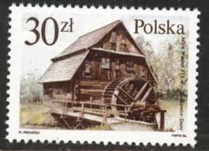 Poland Scott 2772 MNH** Water mill from 1986  set 