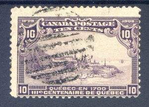 Canada 10c Violet SG193 Fine Used