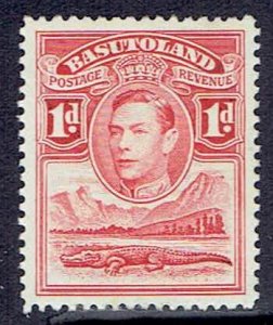 Basutoland, Scott #19; 1p King George VI, MLH