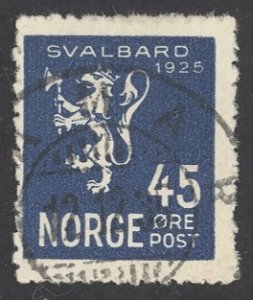 Norway Sc# 114 Used 1925 45o Lion Rampant