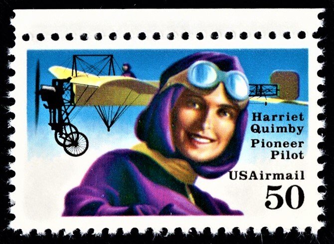 US C128 MNH VF 50 Cent Harriet Quimby