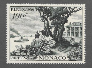 Monaco  Scott 362 Mint  100fr Early Louisiana stamp 2017 CV $5.00