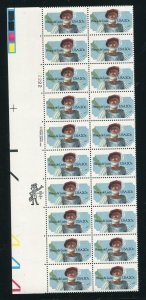 2024 Ponce de Leon Plate Block of 20¢ Stamps MNH 1982