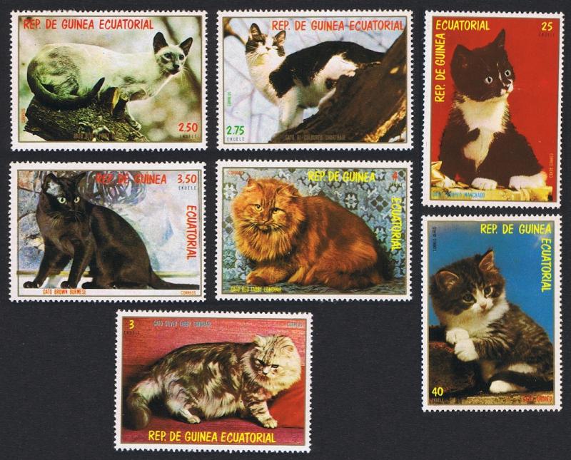 Eq. Guinea Cats 7v MI#1394-1400