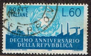 Italy # 712  Used