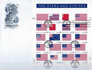 2000 USA First Day Cover Stars & Strips - Artcraft Cache - Rare! - Sc 3403 (CG1)