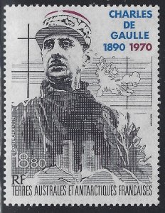 French Antarctica #C117 Charles De Gaulle MNH CV$12.00