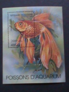 ​MADAGASCAR 1994 COLORFUL BEAUTIFUL LOVELY GOLDFISH IMPERF MNH S/S VERY FINE