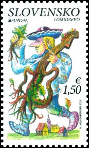 Stamps of Slovakia 2022 ( pre order) - EUROPE 2022: Stories and myths - Lomidrev