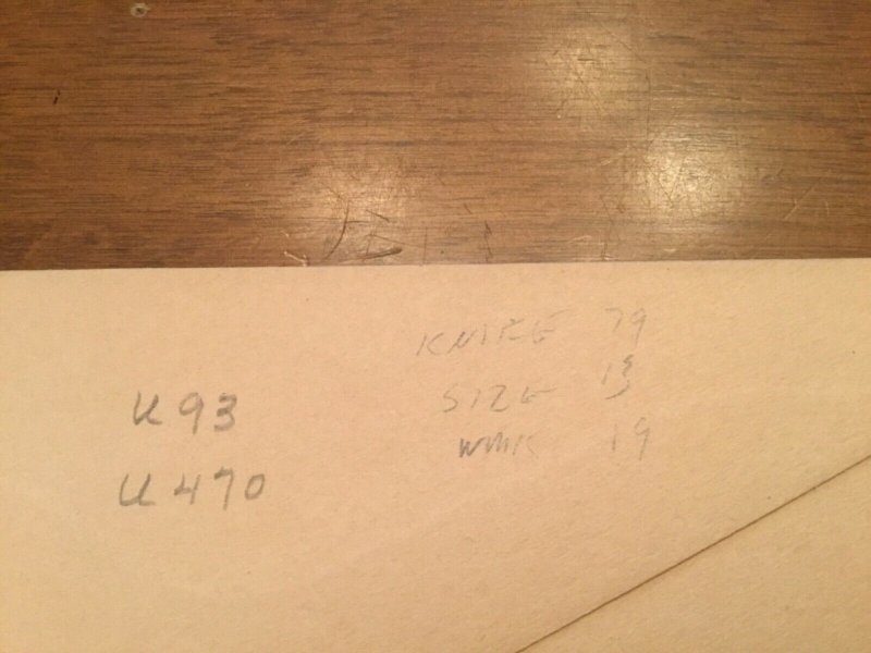 ICOLLECTZONE US U470 VF Mint Entire (D800)