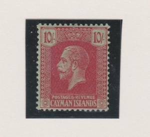CAYMAN ISLANDS 68 KGV 10sh 1921-22 NH