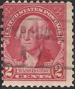 # 707 Used Carmine Rose Washington Bicentennial