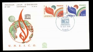 France 1978 UNESCO FDC