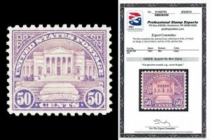 Scott 701 1931 50c Arlington Rotary Press Mint Graded Superb 98 NH with PSE CERT